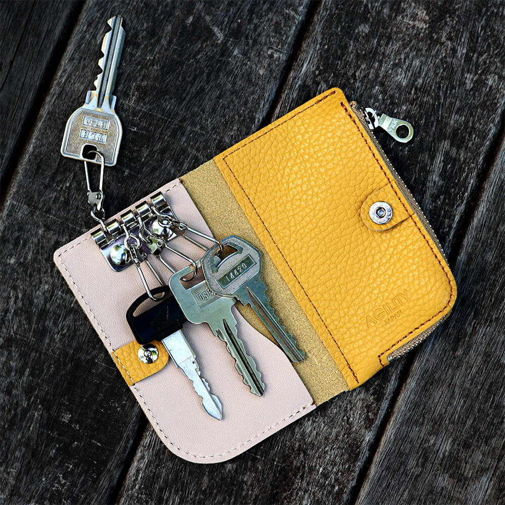 ベル/イタリアンシュリンク【キーケース 4連 コインケース 本革】AGILITY／アジリティー アッファ（AGILITY Affa）