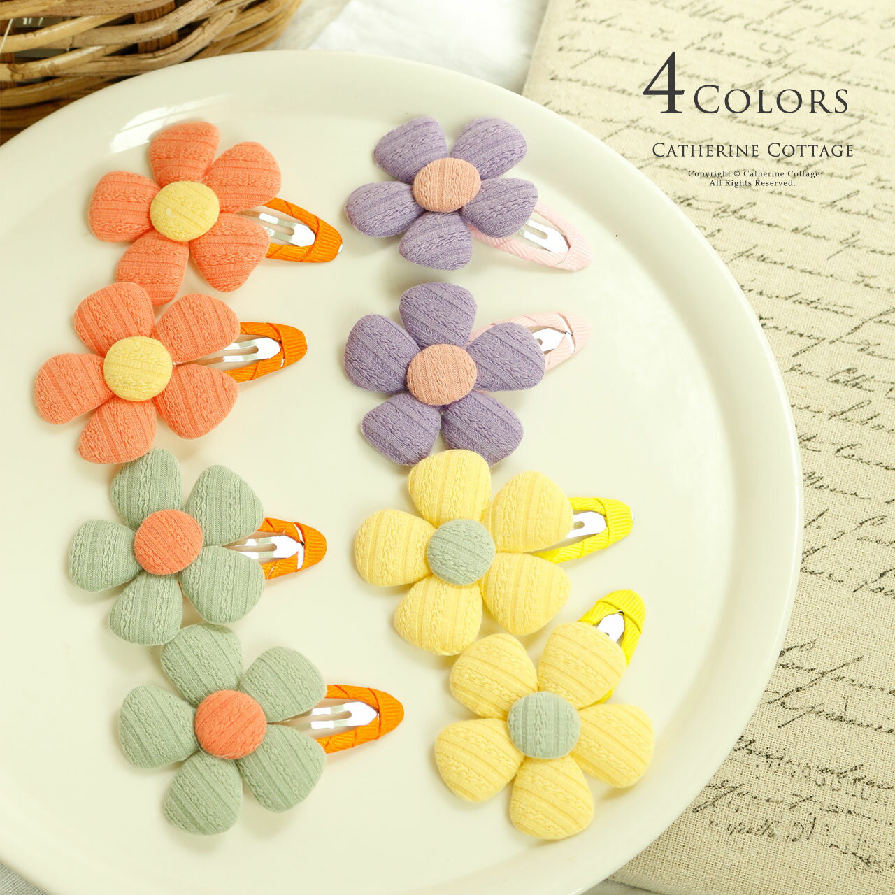 お花ピン2個セット（大）／キャサリンコテージ（Catherine Cottage）のサムネイル