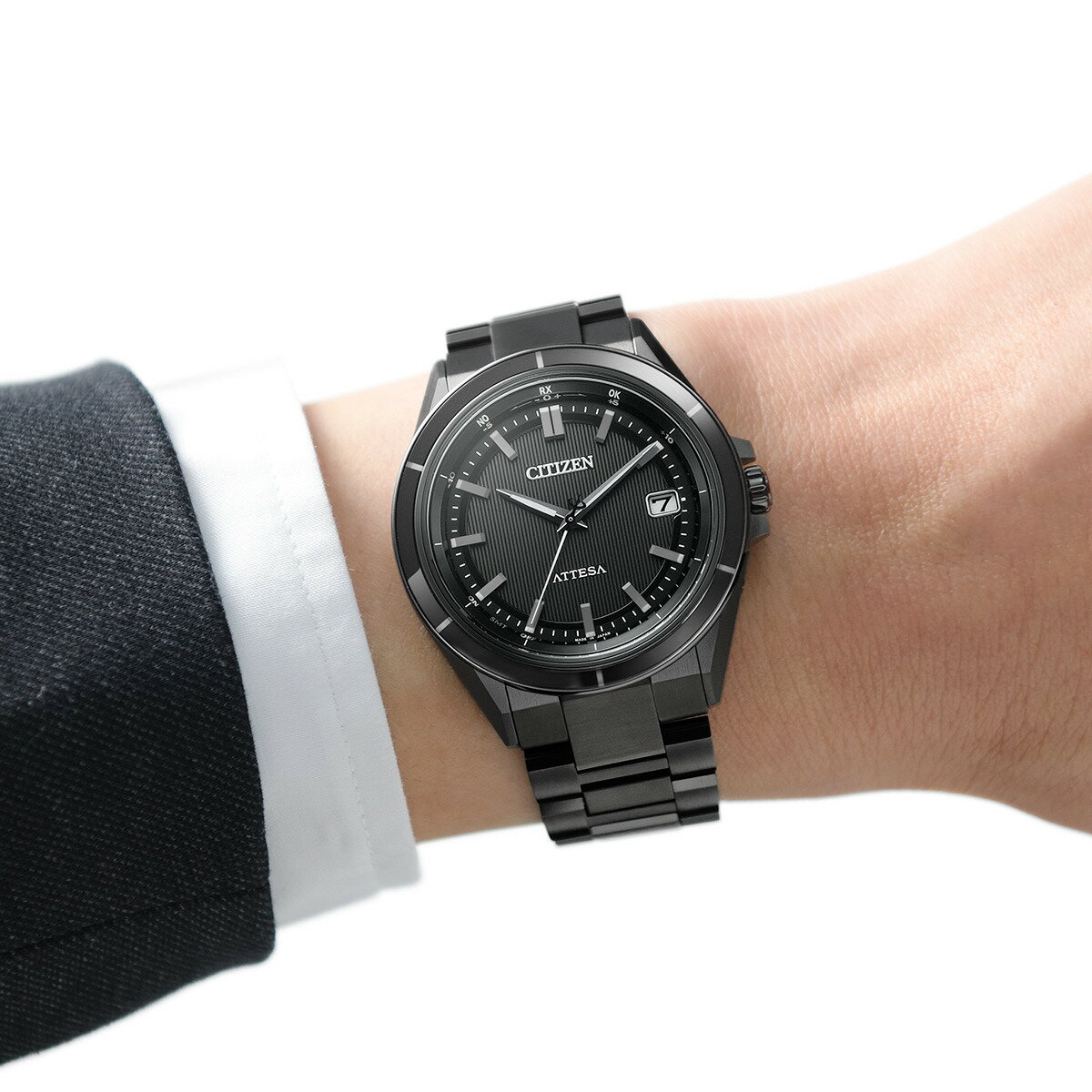 CITIZEN シチズン ACT Line ブラックチタンシリーズ CB3035-72E/アテッサ(ATTESA)