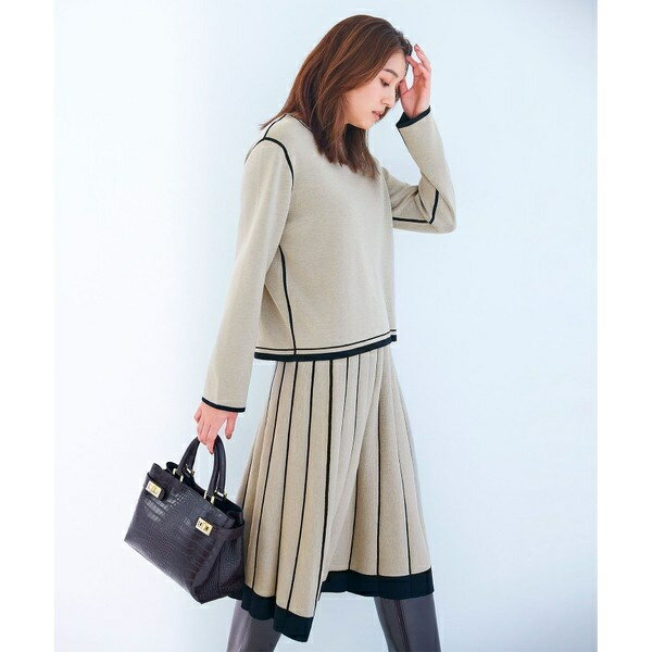 【ご好評につきWEBのみ新色追加/洗える/マルチウェイ】リバーシブルニット セットアップ／自由区（JIYU-KU）