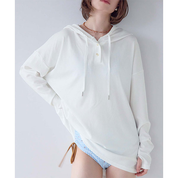 【SEA DRESS】オーバーシルエットラッシュパーカープルオーバー／ティティベイト（...