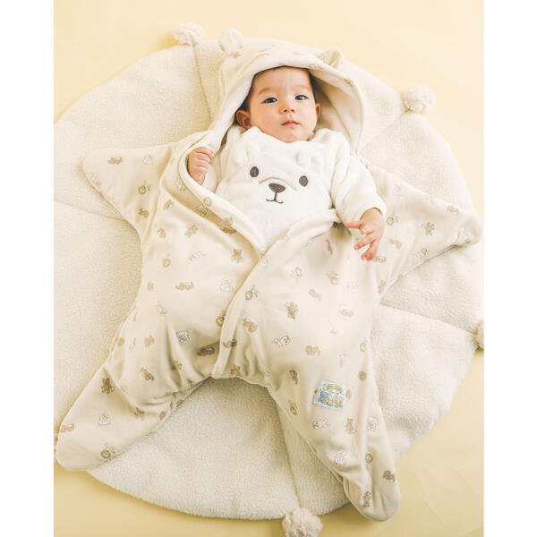 イチゴ　花　くま　アニマル　総柄　星型　おくるみ　ベビー／スラップスリップ ベビー（SLAP SLIP BAB..