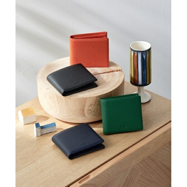 ソフトシュリンクレザー 二つ折り財布／タケオキクチ（TAKEO KIKUCHI）