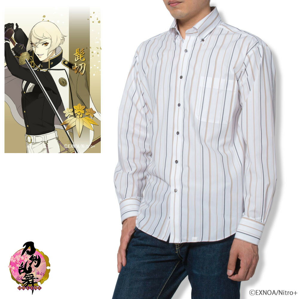 刀剣乱舞メンズシャツ　髭切／アニメ・キャラクター（anmime characters）