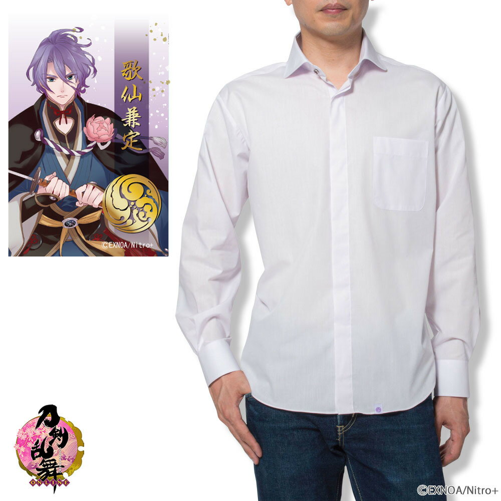 刀剣乱舞メンズシャツ　歌仙兼定／アニメ・キャラクター（anmime characters）
