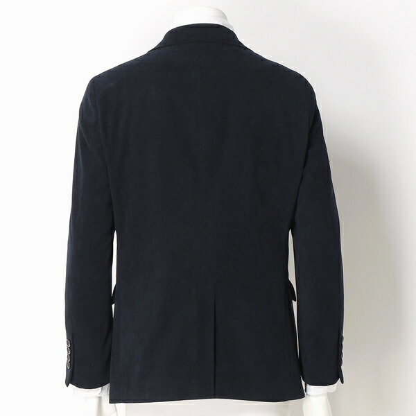 【洗える2釦ジャケット】ネイビー×コーデュロイ ストレッチ ウォッシャブル ※セットアップ可能商品／スーツセレクト（SUIT SELECT）