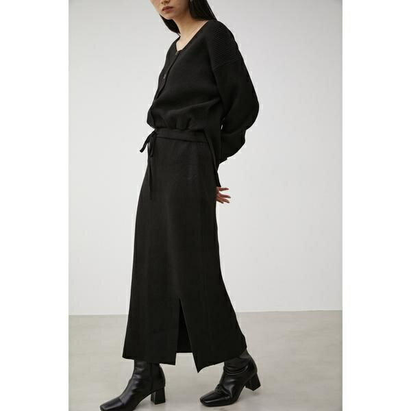 FRONT BUTTON BLOUSING RIB OP／アズールバイマウジー（AZUL BY MOUSSY）のサムネイル