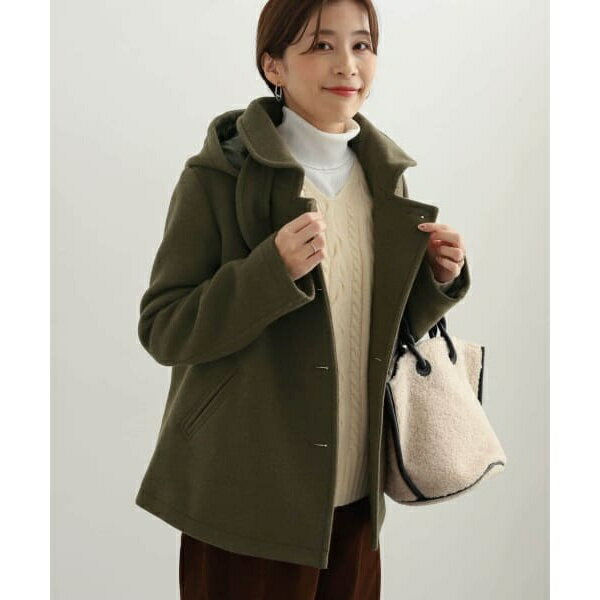 ショールカラー2WAYショートコート／アーバンリサーチ ドアーズ（URBAN RESEARCH DOORS）