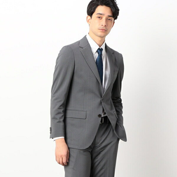 ウォッシャブル マイクロへリンボン スーツ／コムサイズム（COMME CA ISM）