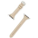 【zandy / ズィー・アンド・ワイ】アップルウォッチバンド くすみカラー細身レザーバンド/アドポーション(ADPOSION)