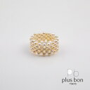 ベビー淡水パール リング フリーサイズ/プリュボン(plusbon)
