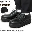 glabella Platform Shark Sole Derby Shoes／バックヤードファミリー（BACKYARD FAMILY）