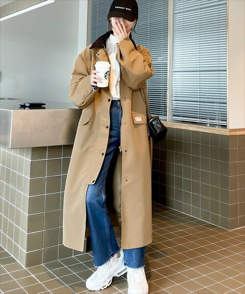 《JaVaジャバ コラボ》ボーイッシュに”きゅん”。メンズライクワークロングコート／クラシカルエルフ（Classical Elf）のサムネイル