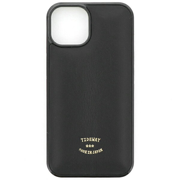 Ag LEATHER BLACK＆WHITE 抗菌 Iphone 14 (6.1inch)／タイドウェイ（TIDEWAY）