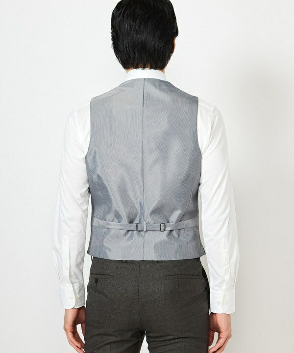 シャークスキン柄ベスト/別売りスーツあり／クラウデッドクローゼット（CROWDED CLOSET）