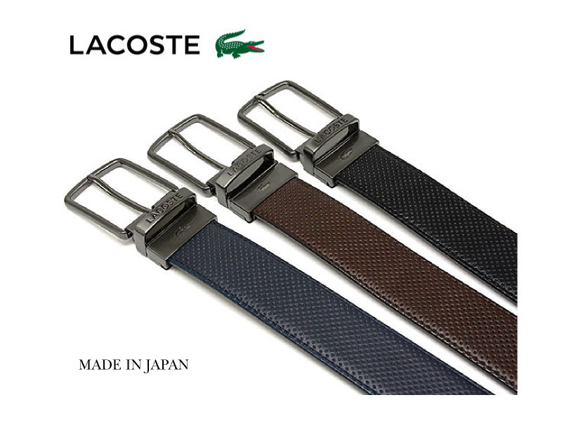 LACOSTE ベルト メンズ ラコステリバーシブルベルト／ラコステ（LACOSTE）