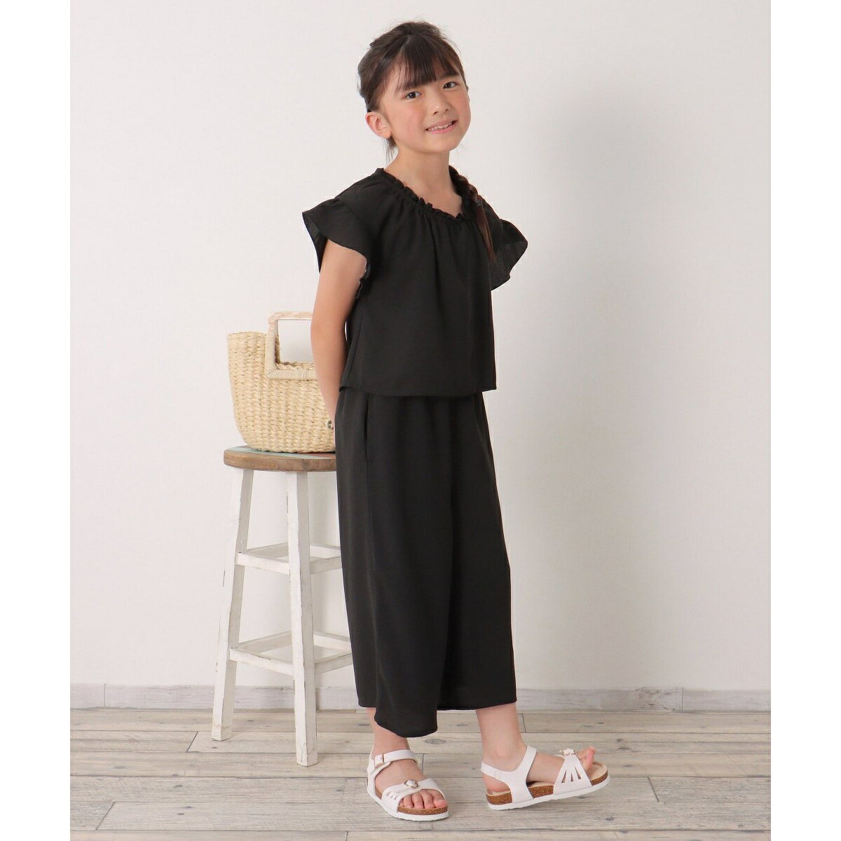 ジョーゼットラップオールインワン（120?160cm）／イッカ（ikka）