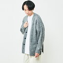 【MASTER FRAME】ウール混Vネックカーディガン/メンズメルローズ(MEN'S MELROSE)