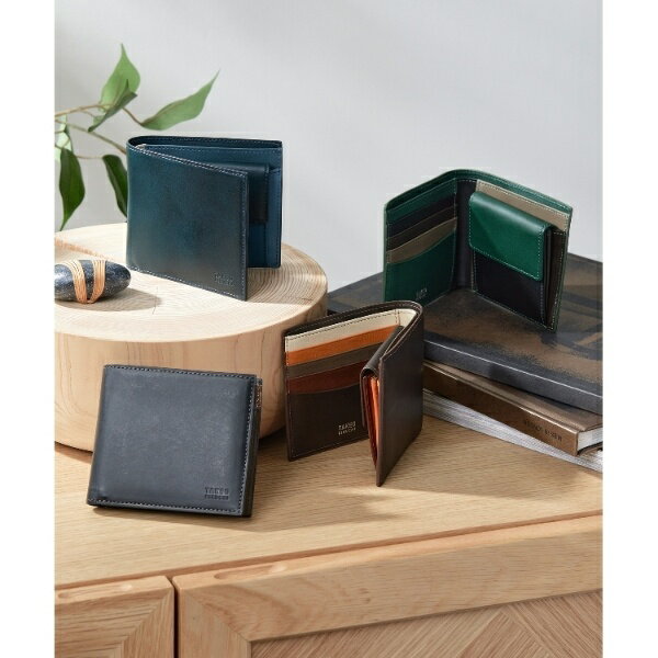 アンティーク調レザー 2つ折り 財布／タケオキクチ（TAKEO KIKUCHI）