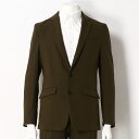 【BL/4S WORK】【WEB限定】2釦シングルスーツ 0タック/カーキ/パンツ裾上げ済み仕様／スーツセレクト（SUIT SELECT）