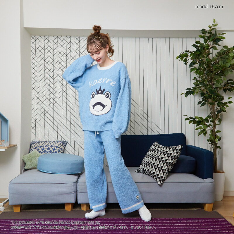 〈カエール〉アイドルマスター SideMルームウェアロングパンツ(レディース/メンズ)／パルーデ（Palude）