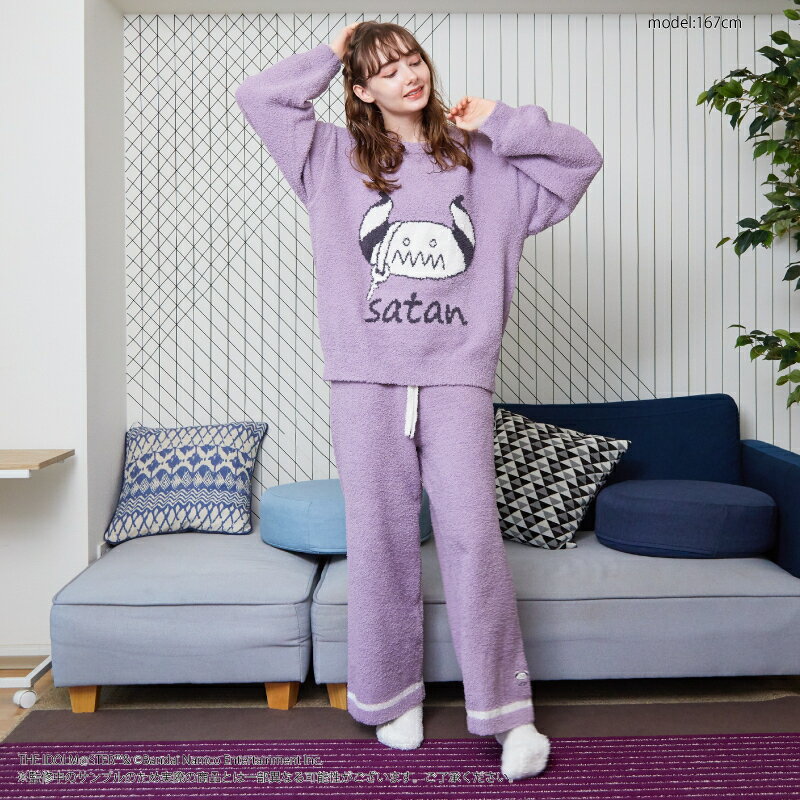 〈サタン〉アイドルマスター SideMルームウェアロングパンツ(レディース/メンズ)／パルーデ（Palude）