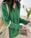 レディース リブニットフードパーカー風カーディガン/テディショップ(TeddyShop)