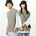 【セットアイテム】ニットベスト&Tシャツ/パープル&イエロー(Purple & Yellow)