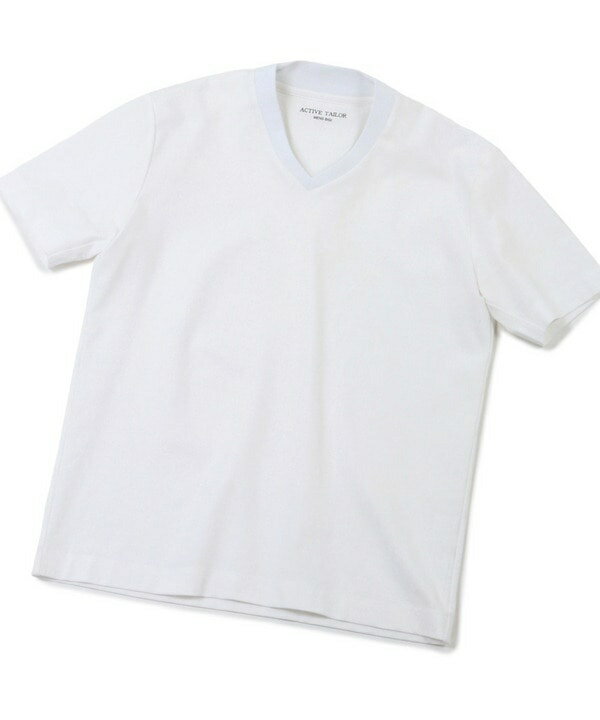 シルケットスムースVネックTシャツ／メンズビギ（MEN'S BIGI）