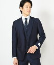 NARROW TWブライトストライプスーツ/別売りベストあり/2ピースビジネスセットアップスーツ/クラウデッドクローゼット(CROWDED CLOSET)