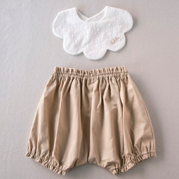 ［ベビー］スタイパンツセット（ドット巾着袋付き）／ハッカキッズ＆ベビー（hakka kids ＆ baby）