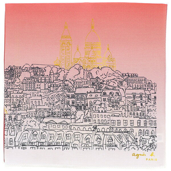 【58×58cm】プリントハンカチ （レディース）（アニエスベー/agnes b.）／アニエスベー（agnes b.）