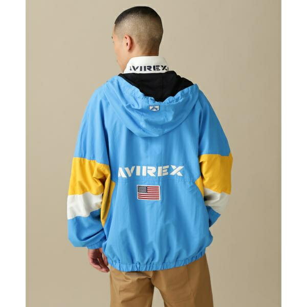 BAGGY FIT HOODED TEAM JACKET ／ バギーフィット フーディー チーム ジ／アヴィレックス（AVIREX）