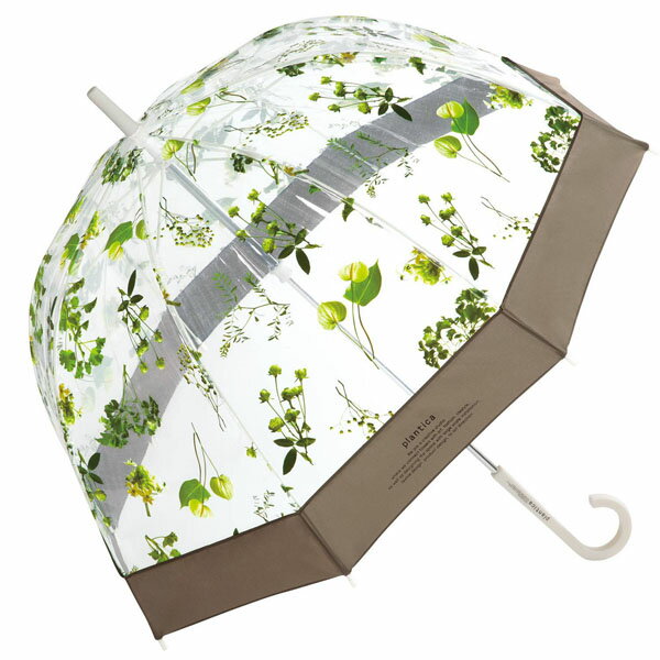 【Wpc.】雨傘 plantica×Wpc. フラワーアンブレラプラスティック 65cm ビニール傘／Wpc.（WPC）