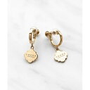 LOGO CLOVER HOOP EARRINGS CO^gbJiTOCCAj