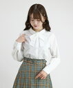 フィント 服 レディース 変形多重リボンタイシャツ【洗える】／フィント（FINT）