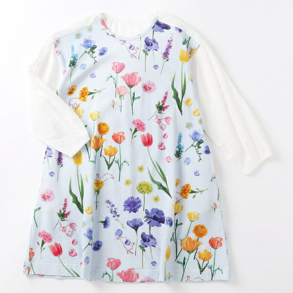 グラデーションフラワープリントワンピース／ハッカキッズ＆ベビー（hakka kids ＆ baby）のサムネイル