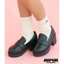 バックロゴ厚底ローファー／アナップキッズ＆ガール（ANAP KIDS＆GiRL）