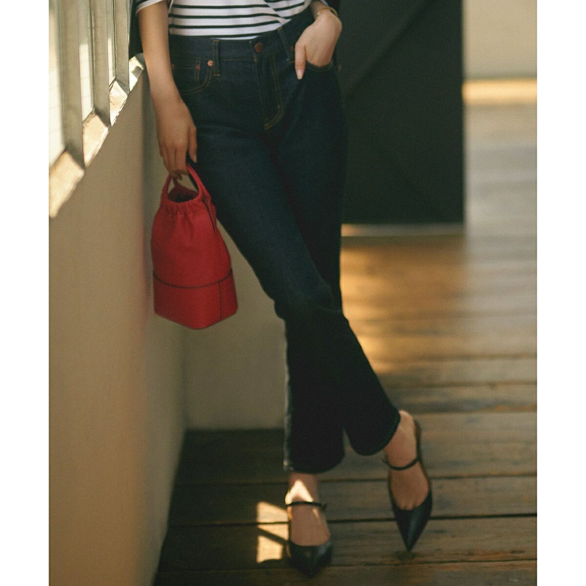【CLASSY.6月号掲載】23区DENIM ボーイフィット パンツ／23区（23KU）
