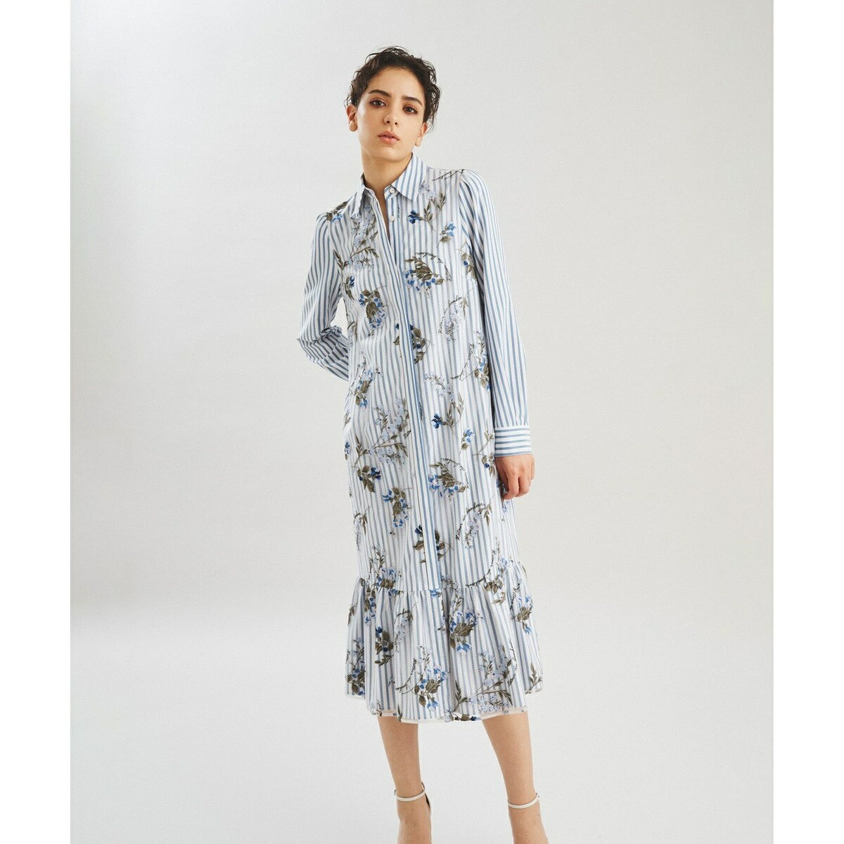 スズラン刺繍シャツワンピース／グレースコンチネンタル（GRACE CONTINENTAL）のサムネイル