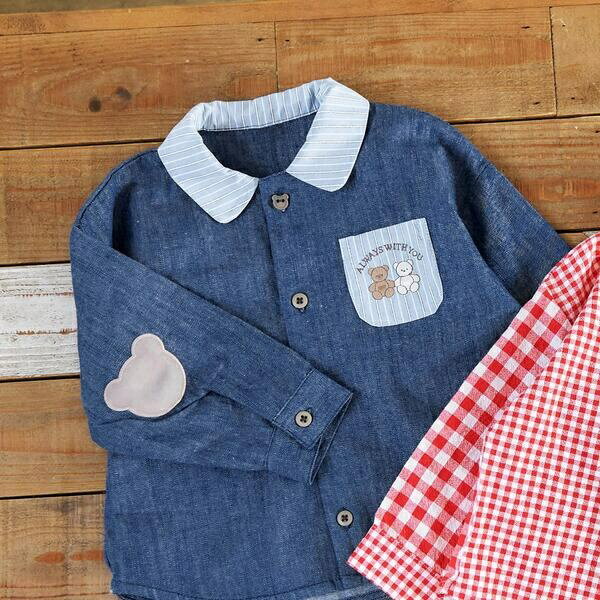 tiny bear ワッペン付きシャツ／エフオーオンラインストア（F.O.Online）のサムネイル