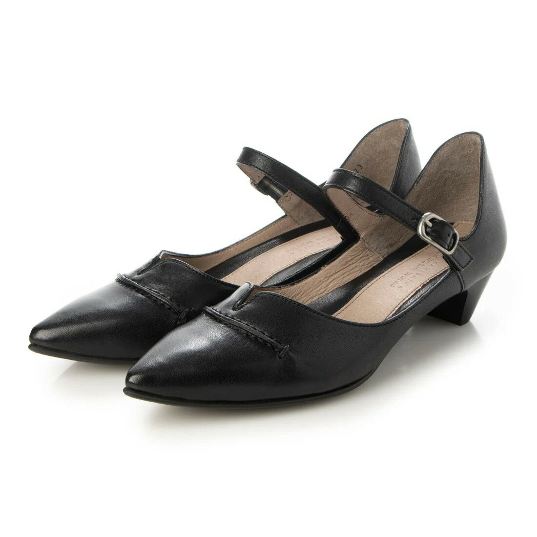 ストラップローヒールパンプス／ワークス（works）