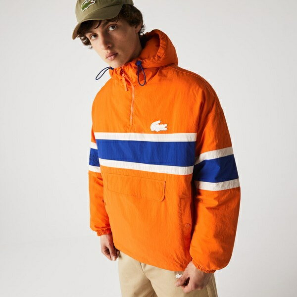 LACOSTE L!VE ボーダープリントアノラック／ラコステ（LACOSTE）