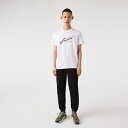 ラコステ 服 メンズ スクリプトブランドネームロゴプリントTシャツ／ラコステ（LACOSTE）