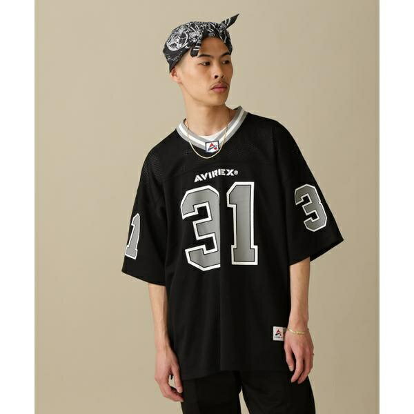 MESH FOOTBALL GAME T-SHIRT ^ bV tbg{[ Q[ TVc^ABbNXiAVIREXj