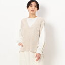 【前後2WAY】和紙ニット ベスト/ギャバジン K.T(Gabardine K.T)(4)