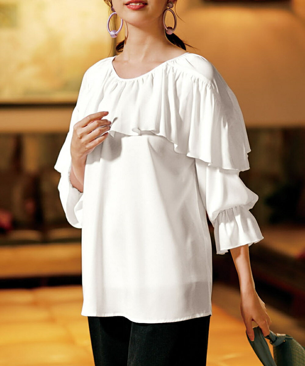 ラッフルフリルプルオーバー ／ラナン（Ranan）