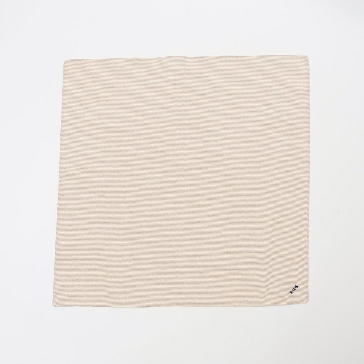 SHIPS: オーガニックコットン ボーダー柄 ハンカチーフ／シップス（SHIPS）