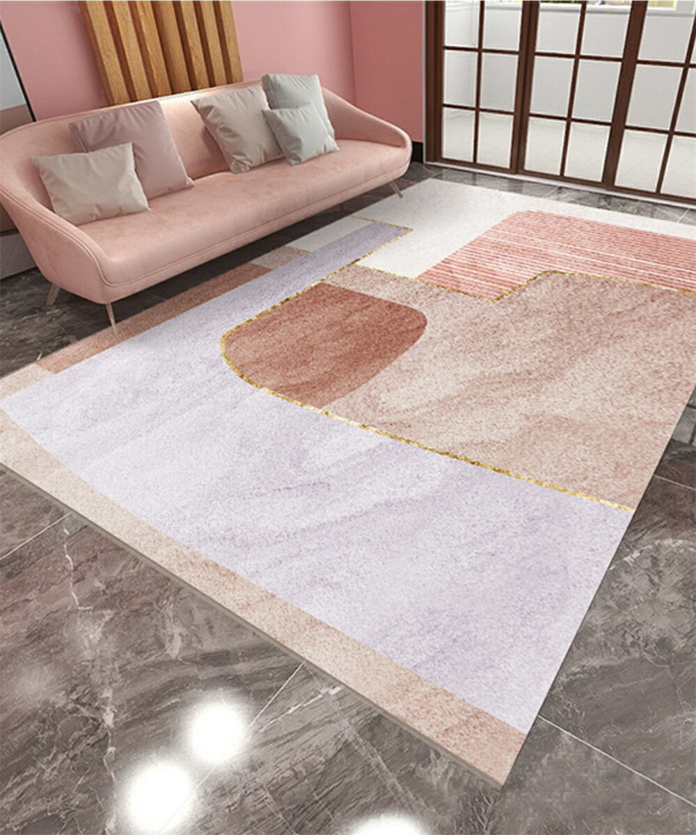 韓国風デザイン きれいめモード モダンアートなラグマット/アイモハ(aimoha)