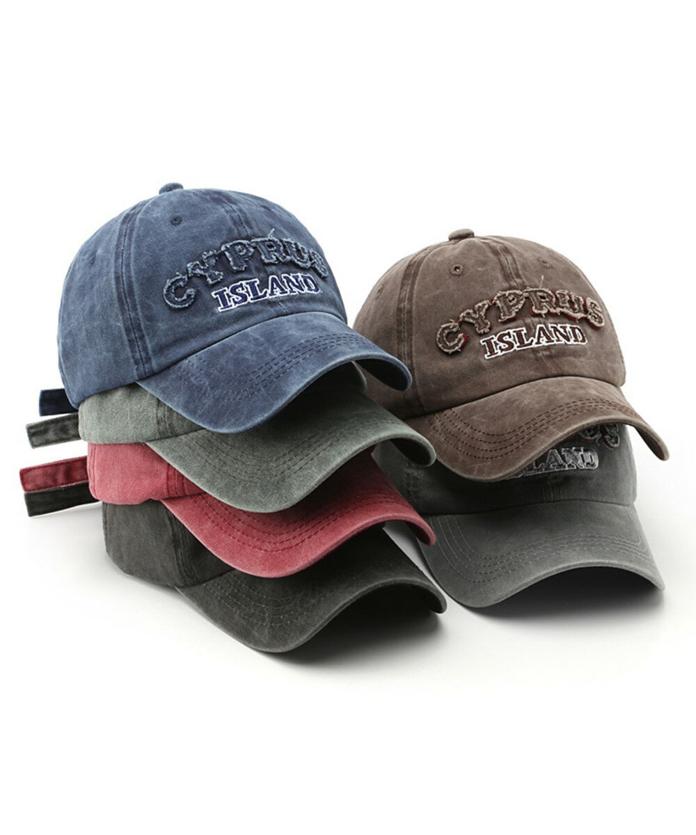 HOOK- アメカジアンティーク風英字刺繍キャップ／フック（HOOK）